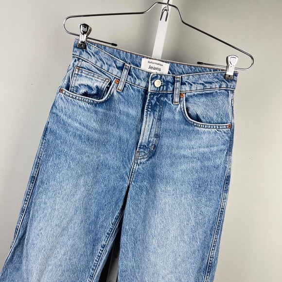 Reformation Denim - Reformation Jeans Womens 26 Val 90's Mid Rise Straight Leg Denim Colorado Wash